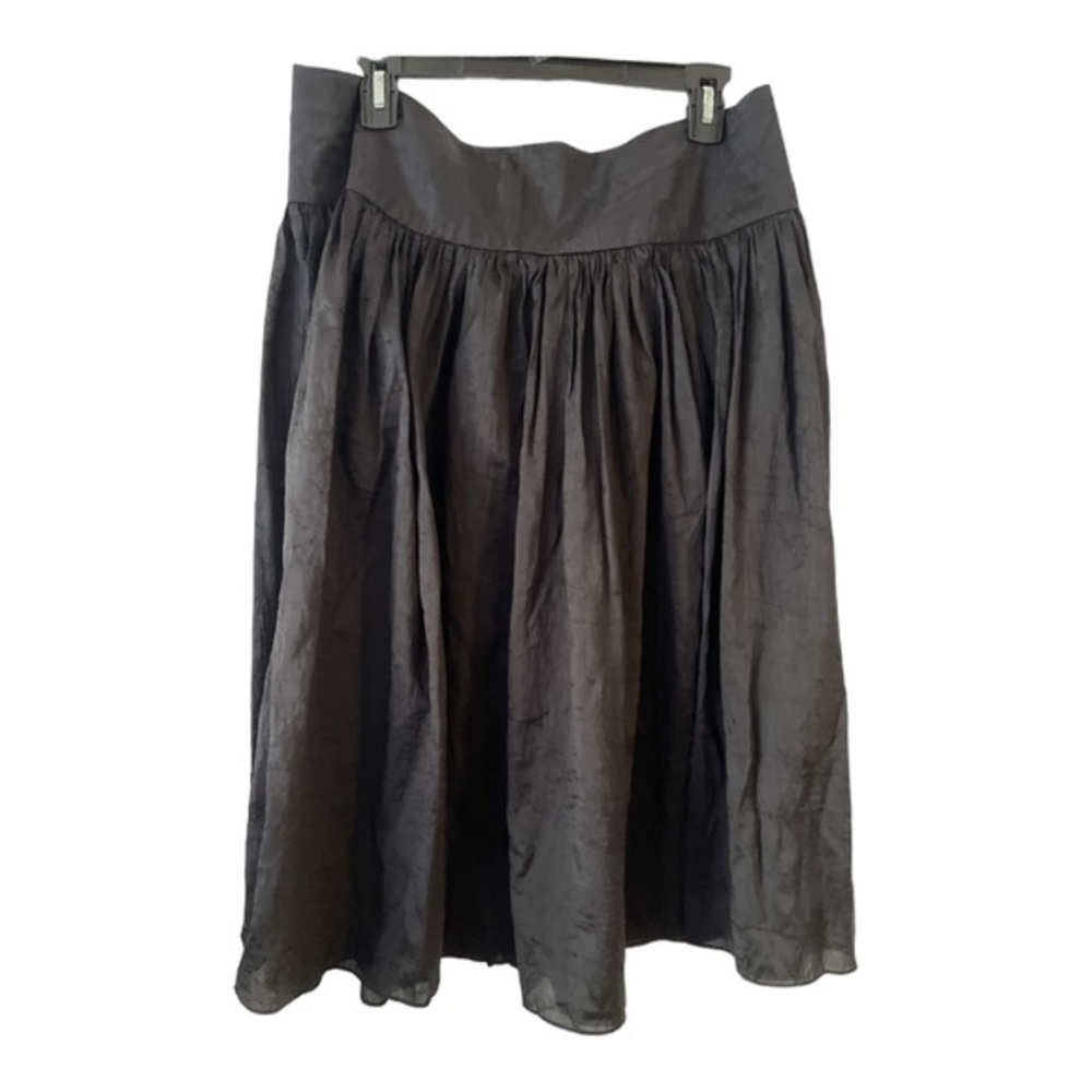 Talbots Silk Blend‎ Black Full Skirt